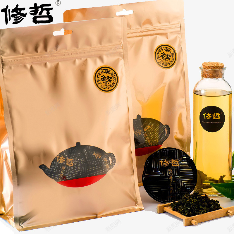 茶叶礼盒装png免抠素材_新图网 https://ixintu.com 武夷山有机 礼盒小袋装 茶叶 金俊眉