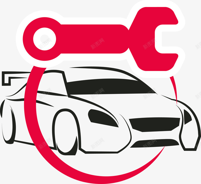 专业汽车维修图标png_新图网 https://ixintu.com 专业 专业维修 汽车logo 汽车图标 汽车维修 维修 维修logo 维修人员 维修工 维修工具
