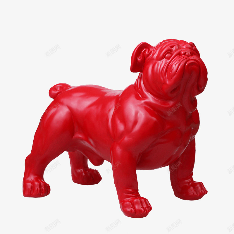 仿真英国斗牛犬模型摆件png免抠素材_新图网 https://ixintu.com 创意摆件 大堂大号摆件 工艺品家居 树脂摆件 落地装饰摆饰
