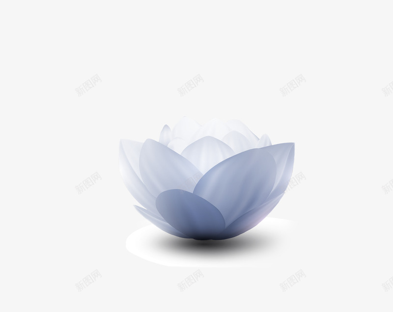 莲花png免抠素材_新图网 https://ixintu.com 白莲花 花朵 荷花 莲花