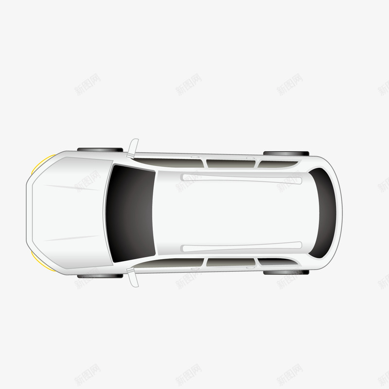 顶视图家用轿车png免抠素材_新图网 https://ixintu.com 家用 家用汽车 汽车矢量 矢量汽车 轿车 顶视图