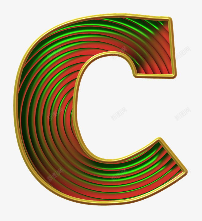 彩金圆圈字母Cpng免抠素材_新图网 https://ixintu.com C 圆圈文字 彩金文字 艺术字 英文字母