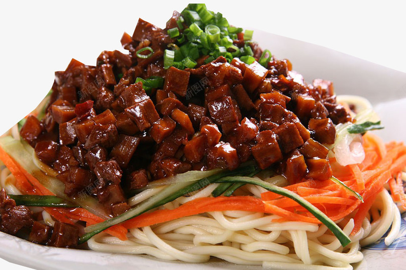 肉酱炸酱面png免抠素材_新图网 https://ixintu.com 旅游 炸酱面 美食 老北京 老北京炸酱面