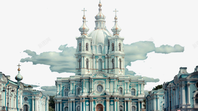 俄罗斯圣彼得堡五png免抠素材_新图网 https://ixintu.com 名胜古迹 旅游风景 著名建筑