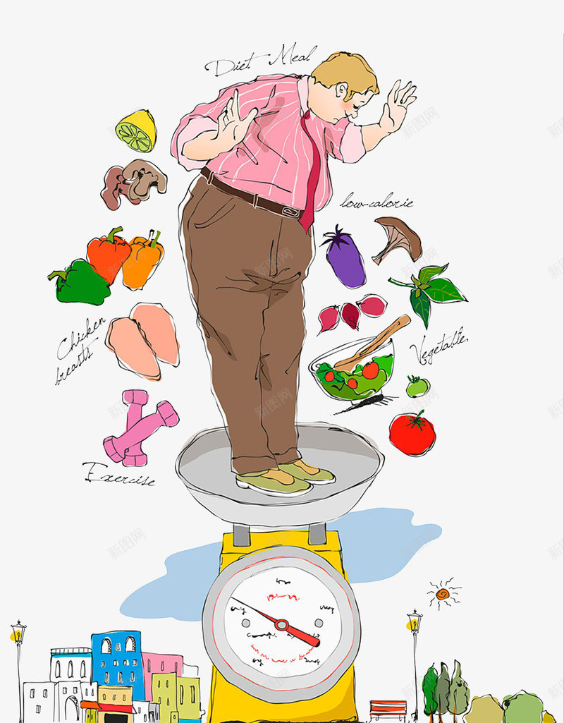 手绘彩色减肥健康食物鸡胸肉蔬菜png免抠素材_新图网 https://ixintu.com 健康 健康饮食 减肥 手绘彩色减肥健康食物鸡胸肉蔬菜免扣免费下载 水果 蔬菜 鸡胸 鸡胸肉 鸡胸脯