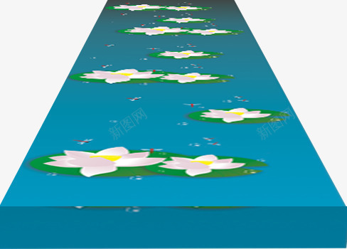 荷花走廊婚礼背景png免抠素材_新图网 https://ixintu.com 图片 婚礼 背景 荷花 走廊