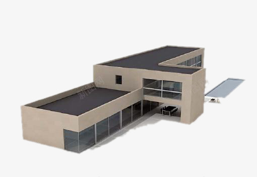 楼房模型png免抠素材_新图网 https://ixintu.com 商业 工业 建模 建筑