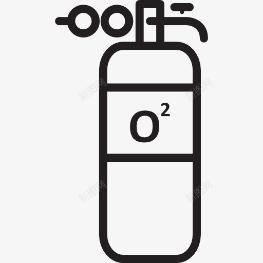氧气管图标png_新图网 https://ixintu.com 保健 健康诊所 医疗 医院 呼吸