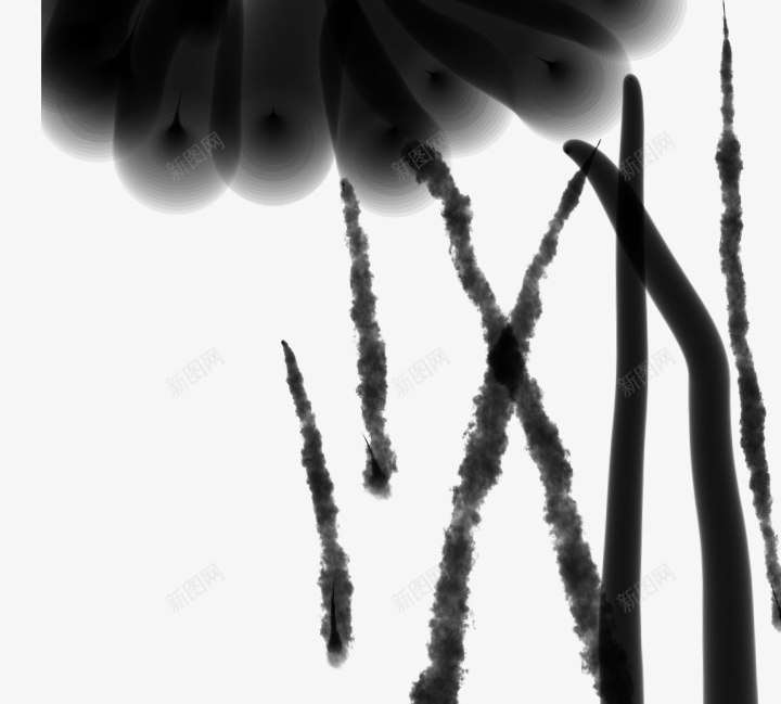 水墨中国画荷花睡莲与荷叶png免抠素材_新图网 https://ixintu.com 中国画 手绘插图 水墨 睡莲 竹子荷花荷叶满池塘 荷叶 荷塘 荷花