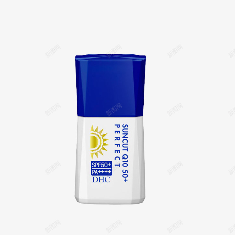 DHC紧致焕肤防晒乳SPF30png免抠素材_新图网 https://ixintu.com DHC 产品实物 小蓝帽 护肤 防晒 防水防汗