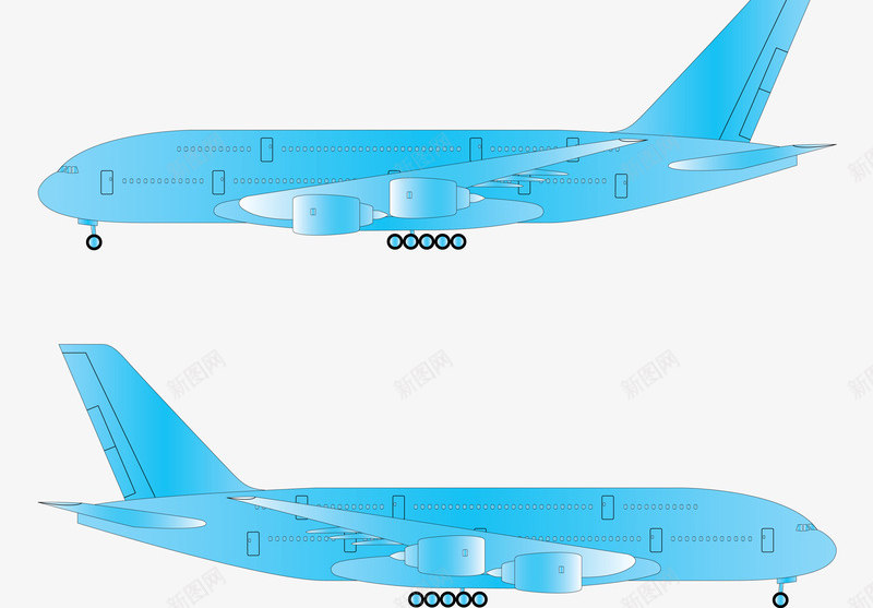 飞机36png免抠素材_新图网 https://ixintu.com 380 A Air Airbus 交通工具 客机 战机 现代科技 飞机 飞机图 飞机模型图 飞机线条图