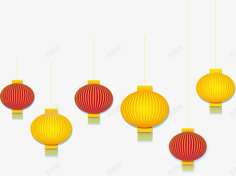 精致的金色灯笼矢量图ai免抠素材_新图网 https://ixintu.com 中秋灯笼 中秋节 灯笼 矢量png 精致灯笼 金色灯笼 矢量图