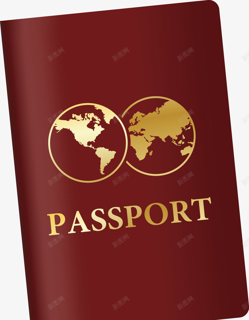 护照png免抠素材_新图网 https://ixintu.com 出国 旅游 证件