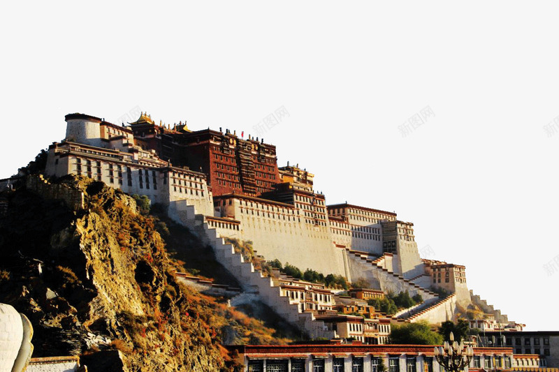 拉萨布达拉宫景点png免抠素材_新图网 https://ixintu.com 布达拉宫 旅游景区 著名景点