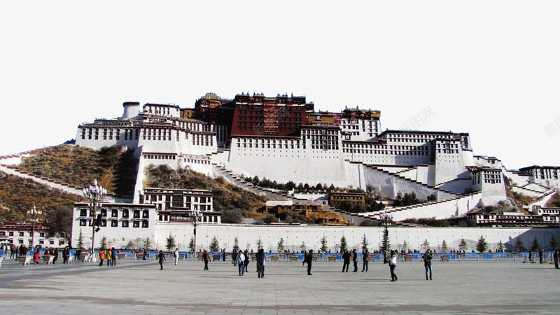 拉萨景区布达拉宫png免抠素材_新图网 https://ixintu.com 布达拉宫 旅游景区 著名景点
