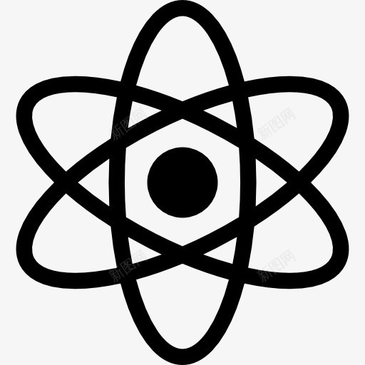 科学的象征图标png_新图网 https://ixintu.com atomic 原子 原子核 形状 物理 能量