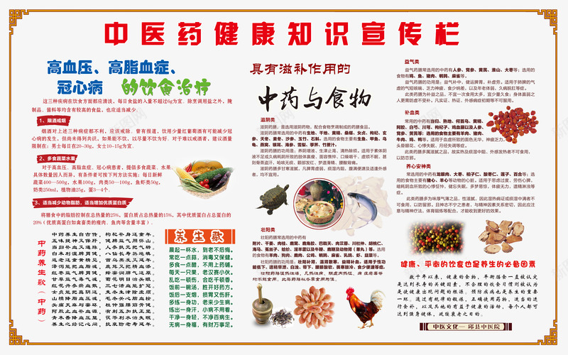 中医宣传海报png免抠素材_新图网 https://ixintu.com 健康宣传 免费png 知识宣传 食疗养生
