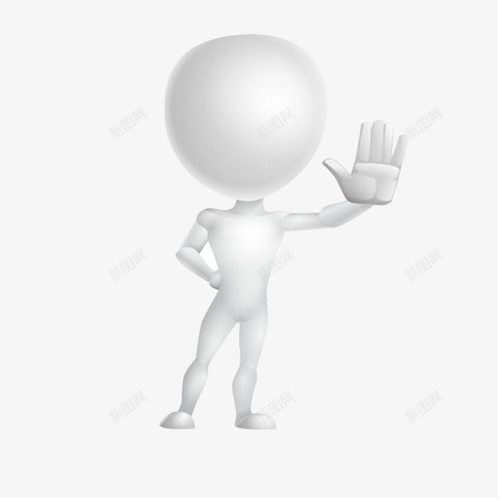 3D小人禁止手势png免抠素材_新图网 https://ixintu.com 小人模型 小人禁止手势 手势 手势设计 模型 模型小人禁止手势设计 禁止手势