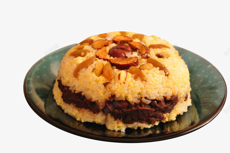 燕麦米八宝饭png免抠素材_新图网 https://ixintu.com 中餐 健康 燕麦米 美食 食物