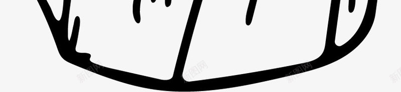 卡通简笔画水晶钻石装饰图标png_新图网 https://ixintu.com 广告设计 极简水晶装饰 简笔画水晶 简约黑白线条钻石插画 钻石水晶黑白装饰 黑白水晶