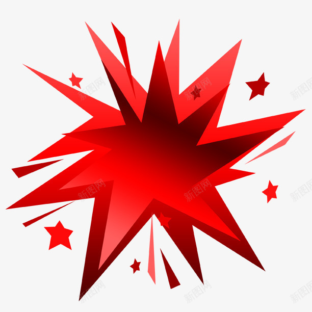 烟花红新的一年图标png_新图网 https://ixintu.com fireworks red 烟花 红
