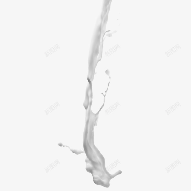 喷溅的牛奶水珠png免抠素材_新图网 https://ixintu.com 牛奶 白色 飞溅 饮料