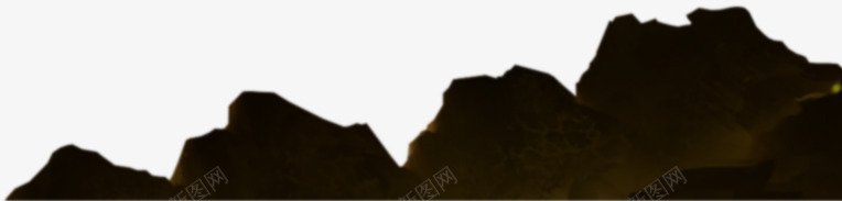 黑色卡通石头效果合成png免抠素材_新图网 https://ixintu.com 卡通 合成 效果 石头 黑色