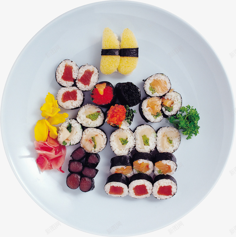 日本饭团png免抠素材_新图网 https://ixintu.com 日本料理 日本饭团 精美饭团摆盘 美食 食物 饭团