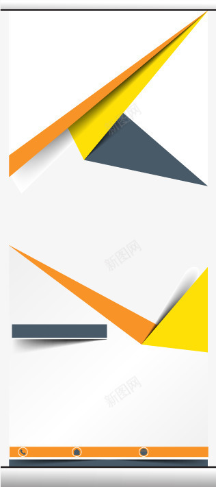 科技公司X展架矢量图ai免抠素材_新图网 https://ixintu.com X展架元素 抽象图形 矢量扁平化 科技元素 矢量图
