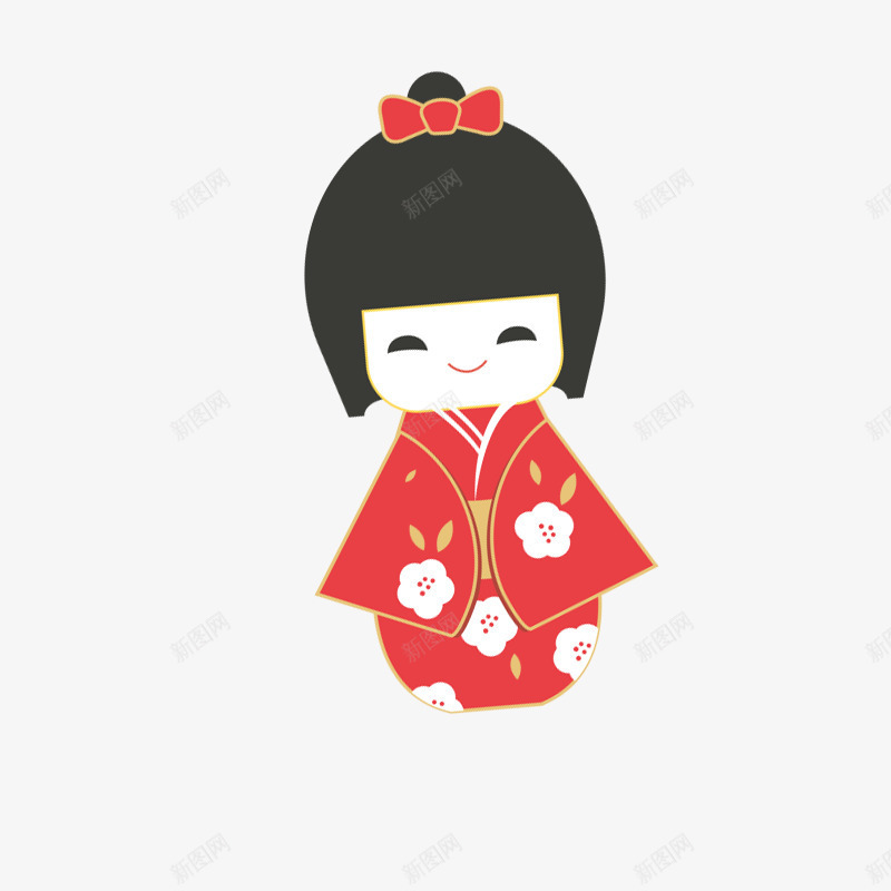 卡通日本少女psd免抠素材_新图网 https://ixintu.com 卡通少女 少女 日本素材