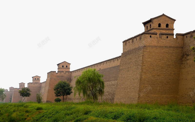 山西平遥古城风景png免抠素材_新图网 https://ixintu.com 名胜古迹 旅游风景 著名建筑