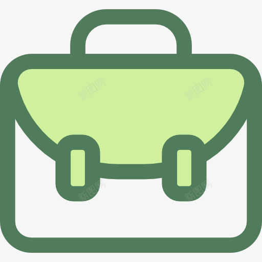 袋图标png_新图网 https://ixintu.com 书包 公文包 办公用品 包 学校 学校材料 工具和用具 投资组合 教育
