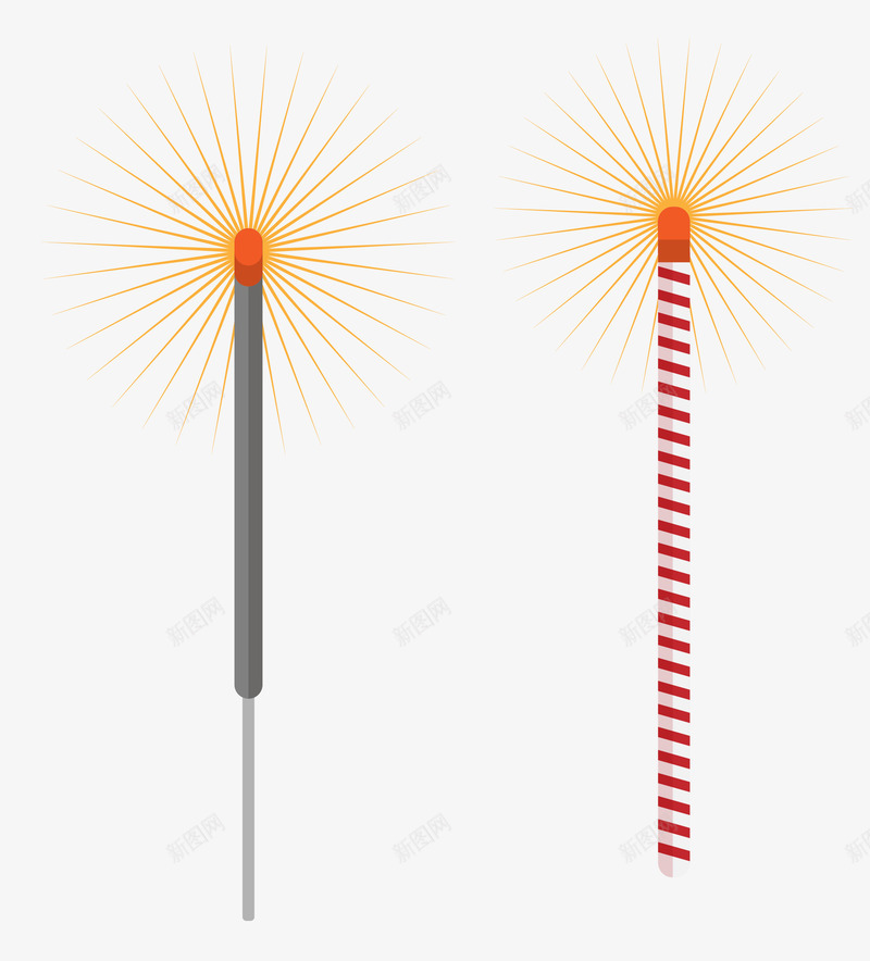 烟花装饰品png免抠素材_新图网 https://ixintu.com 2018 新年 新年装饰图 烟花 烟花PNG 烟花装饰品 狗年 矢量烟花