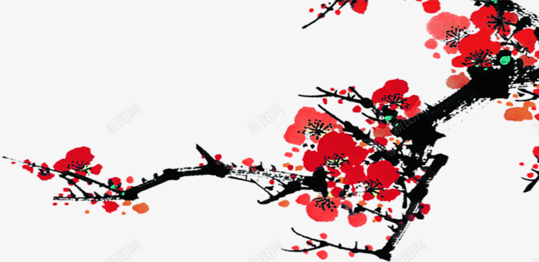 梅花中医名人宣传png免抠素材_新图网 https://ixintu.com 中医 名人 宣传 梅花