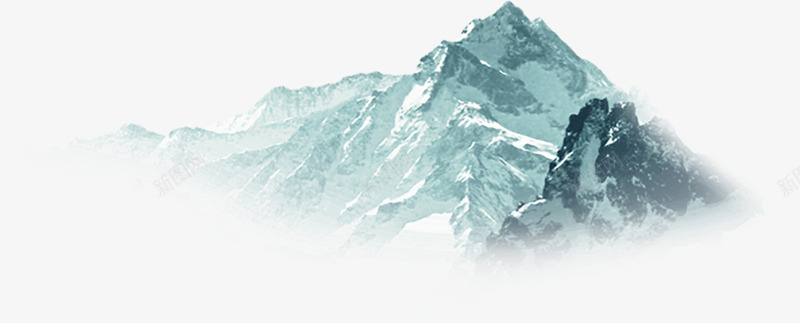 雪山装饰png免抠素材_新图网 https://ixintu.com png png下载 免费 石头 艺术 雪山