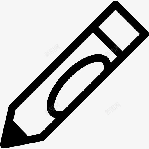 蜡笔图标png_新图网 https://ixintu.com 儿童用具 写字 孩子 工具 工具和用具 教育孩子 画 画图 蜡笔