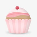 粉红巧克力蛋糕装饰图标图标