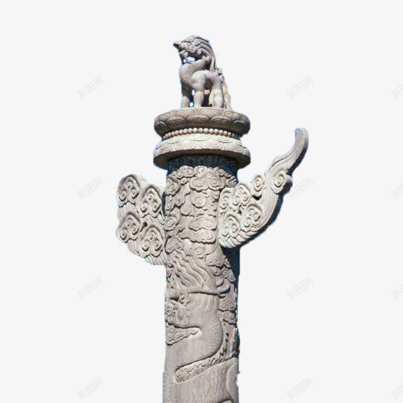 石头雕刻龙柱png免抠素材_新图网 https://ixintu.com 实物 石头 雕刻 高清 龙柱 龙柱矢量