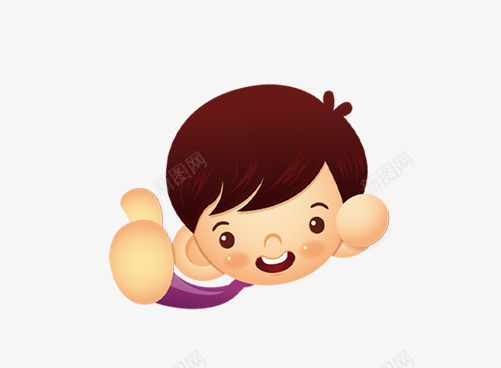 卡通男孩头像png免抠素材_新图网 https://ixintu.com 卡通 大拇指 教育 男孩 男孩头像