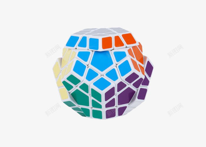 圣手魔方异形魔方五彩白底png免抠素材_新图网 https://ixintu.com 实物 教育 早教 魔方