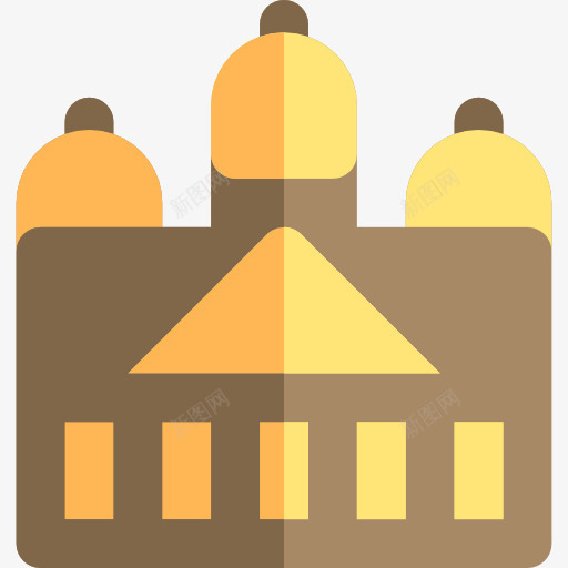 梵蒂冈图标png_新图网 https://ixintu.com 地标 建筑 意大利 教堂 梵蒂冈 欧洲天主教 纪念碑