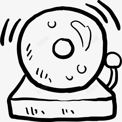 上课铃图标png_新图网 https://ixintu.com 学校的钟 工具和器具 报警 教育 通知 铃声