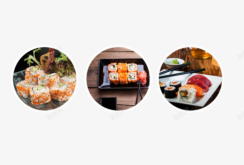 圆形日本料理寿司png免抠素材_新图网 https://ixintu.com 圆形 寿司 寿司料理 寿司素材 料理 日本 日本寿司