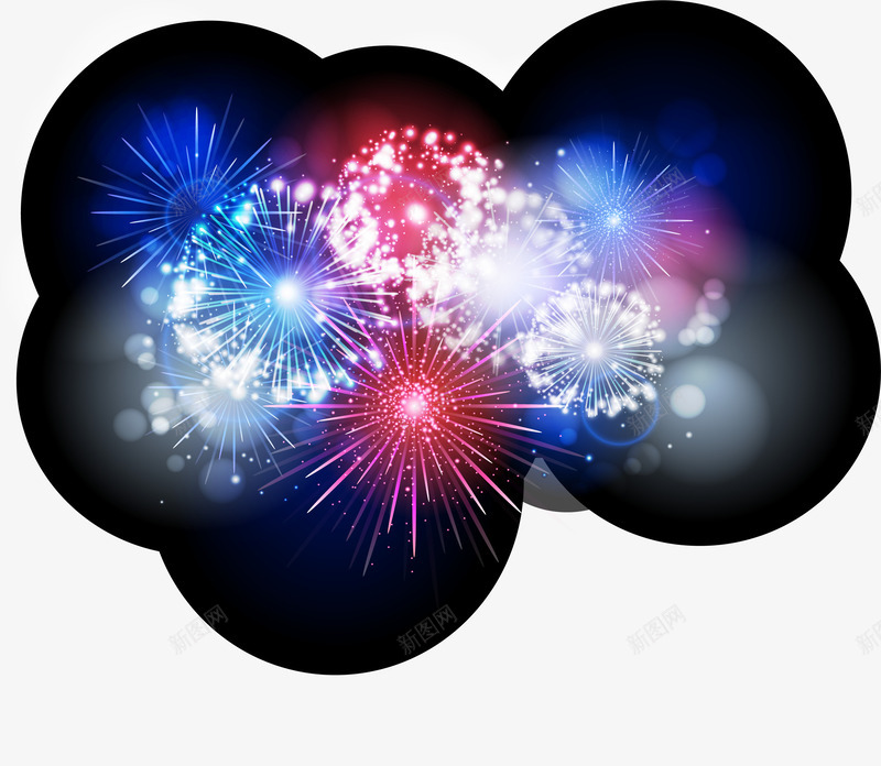 多彩璀璨烟花png免抠素材_新图网 https://ixintu.com 光芒 免抠PNG 喜庆 多彩 庆典 梦幻 烟火 烟花 璀璨 美丽 闪耀