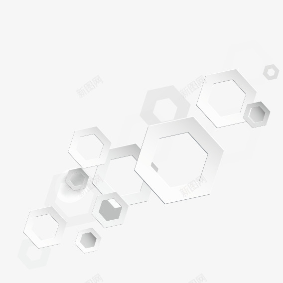 科技六边形矢量图ai免抠素材_新图网 https://ixintu.com 六角形科技 六边形 抽象 矢量图 科技 科技科技六边形