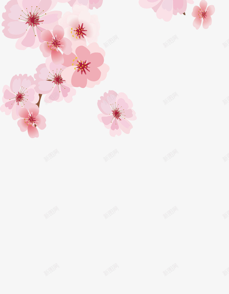 梅花png免抠素材_新图网 https://ixintu.com 中国风元素 梅花 淡雅花朵 矢量图库