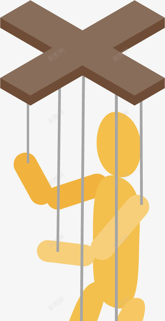 被困住的人矢量图ai免抠素材_新图网 https://ixintu.com 创意 卡通 手绘 抽象 被困的人 露天的笼子 矢量图