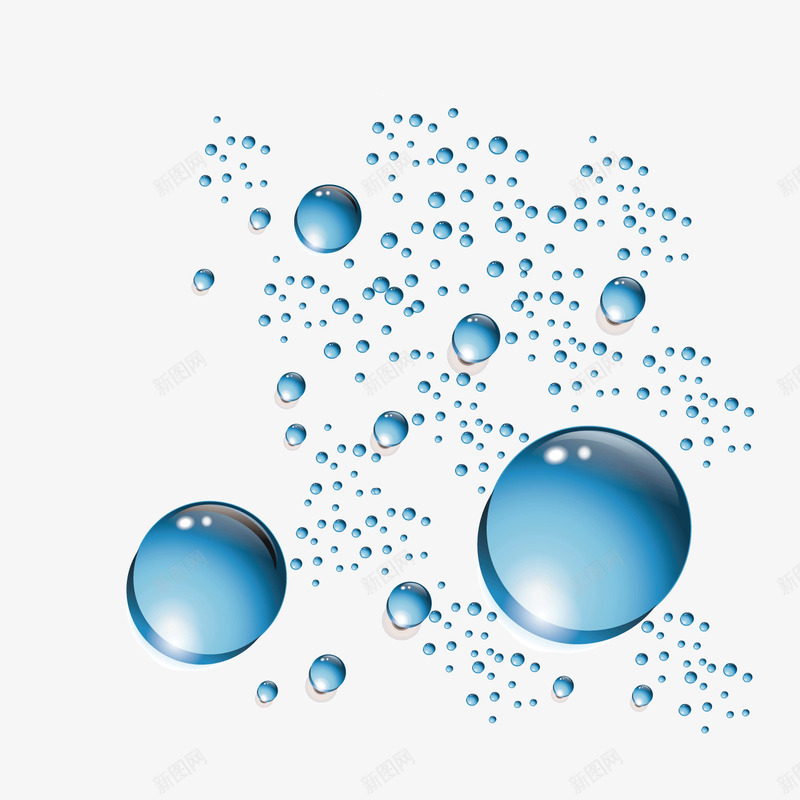 大小水滴水珠水泡png免抠素材_新图网 https://ixintu.com 大小 小水泡 水泡 水滴 水珠