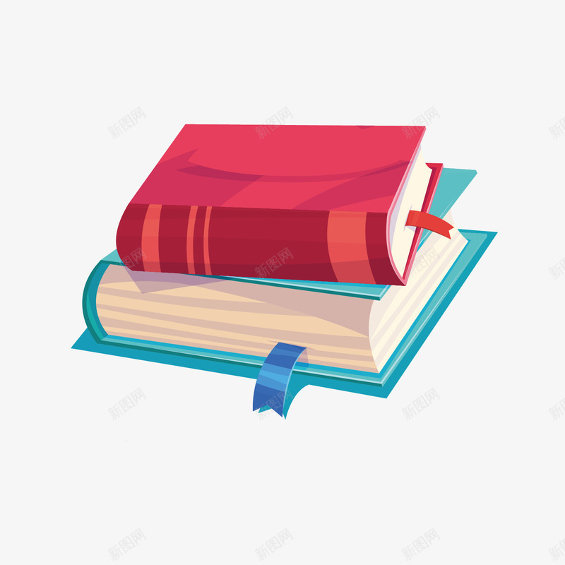 课本png免抠素材_新图网 https://ixintu.com 学校 开学 扁平 教育 科教 课本