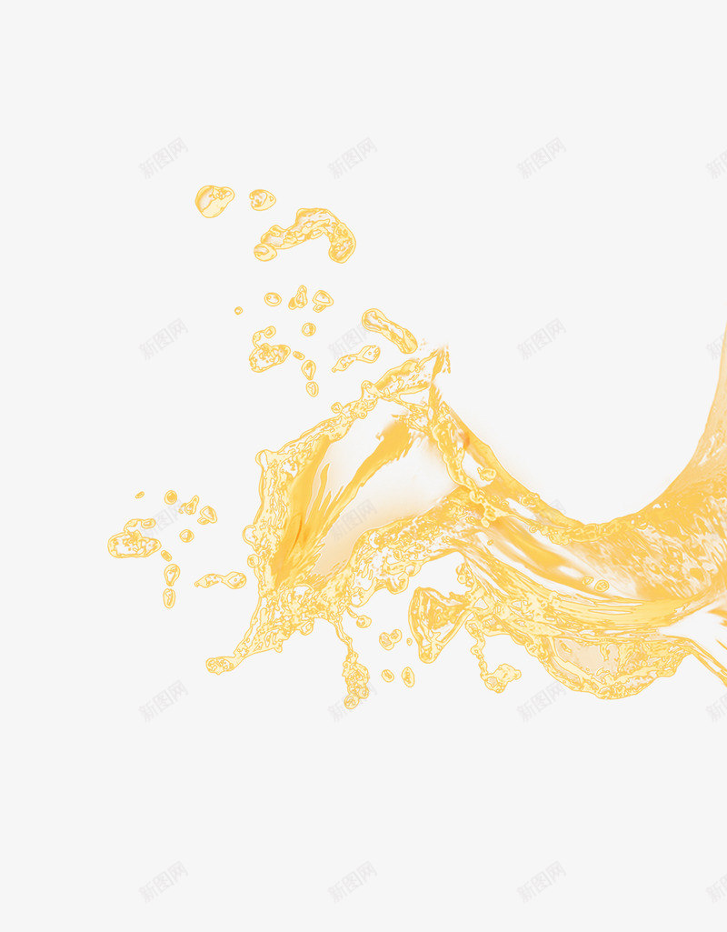 动感果汁png免抠素材_新图网 https://ixintu.com 动感 果汁滴水 果汁特效 水珠 水花 特效 黄色